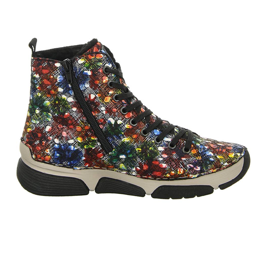 Rieker Schnürstiefelette Warmfutter bis 35mm Absatz (casual) Heißer Verkauf