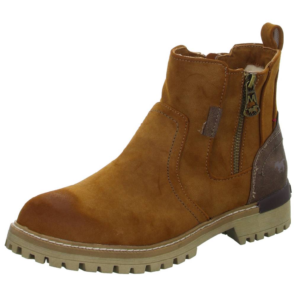 MUSTANG Schlupf/Reißverschlußstiefelette Warmfutter Freizeit (Casual) Heißer Verkauf