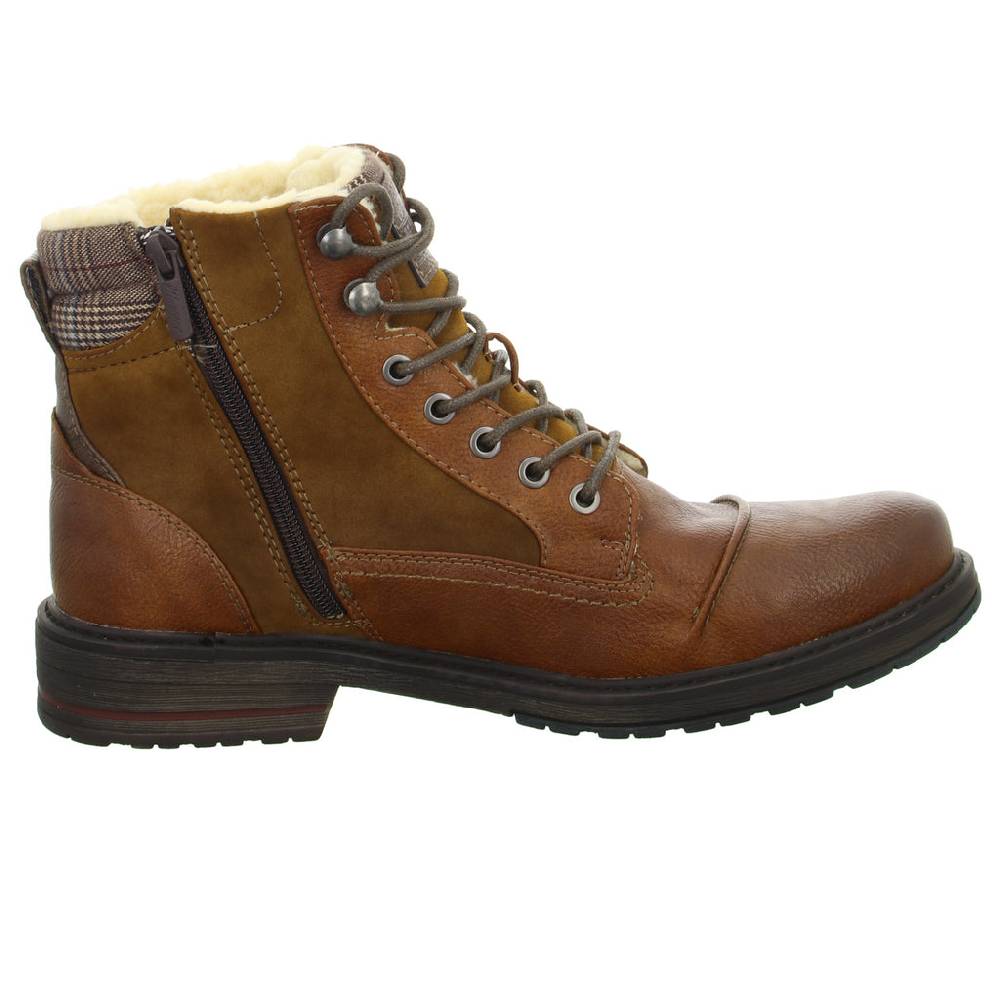 MUSTANG Schnürstiefelette Warmfutter Business (elegant) Top Angebot