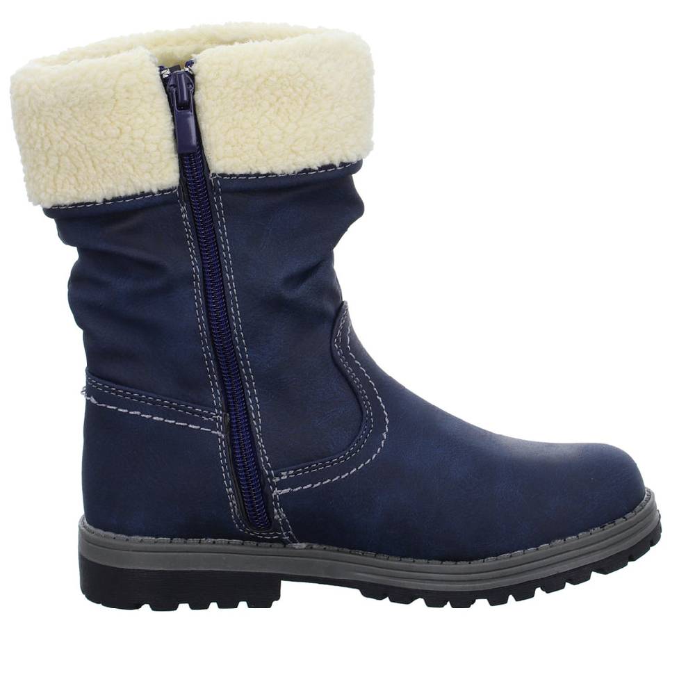 girlZ onlY Schlupf-/Klettstiefelette Warmfutter Letzte 2 Tage