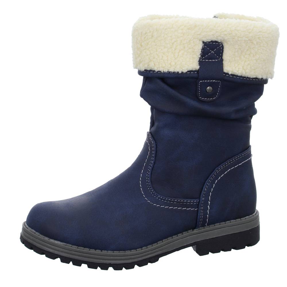 girlZ onlY Schlupf-/Klettstiefelette Warmfutter Letzte 2 Tage