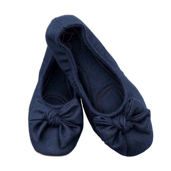 Pampuschen Daisy wool dunkelblau 50% Rabatt für begrenzte Zeit