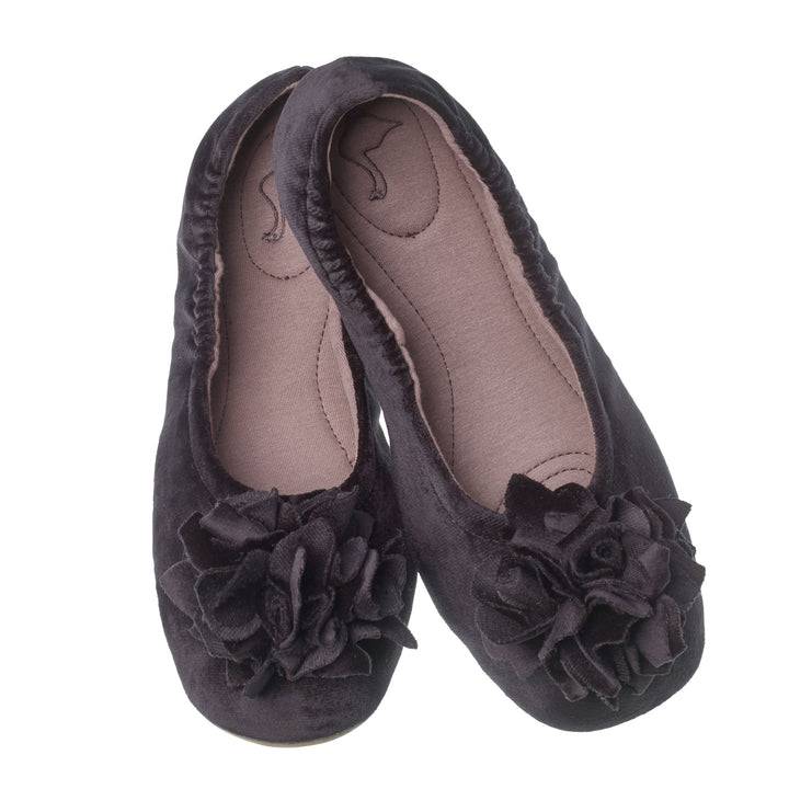 Pampuschen Grace velvet schwarz Cyber Monday