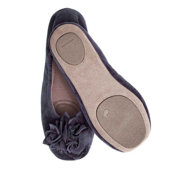 Pampuschen Grace velvet schwarz Cyber Monday