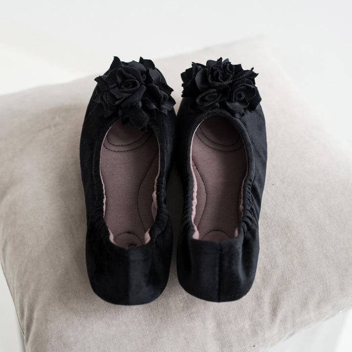 Pampuschen Grace velvet schwarz Cyber Monday
