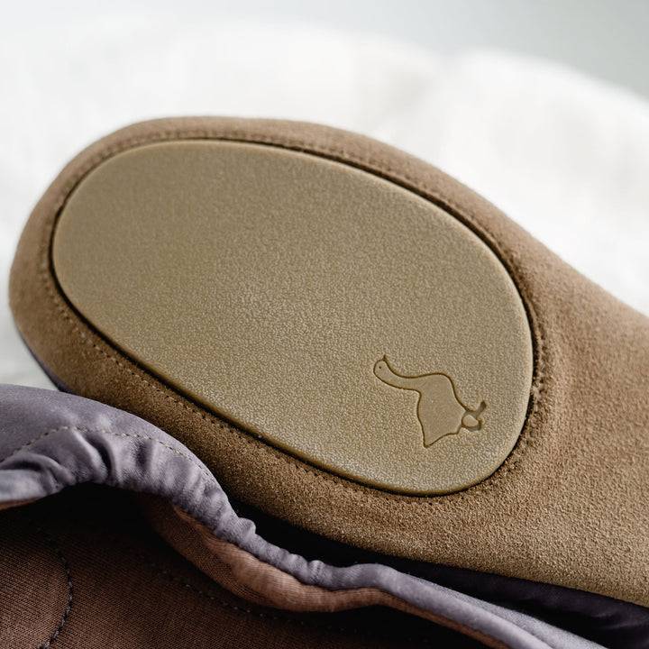 Pampuschen Grace satin taupe Vatertagsangebot