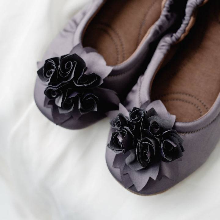 Pampuschen Grace satin taupe Vatertagsangebot