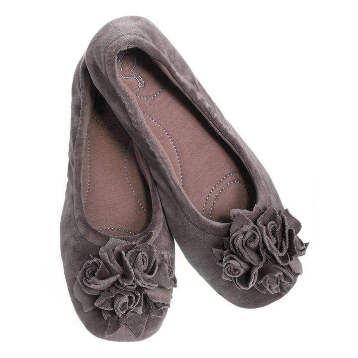 Pampuschen Grace velvet taupe Valentinstagsangebot