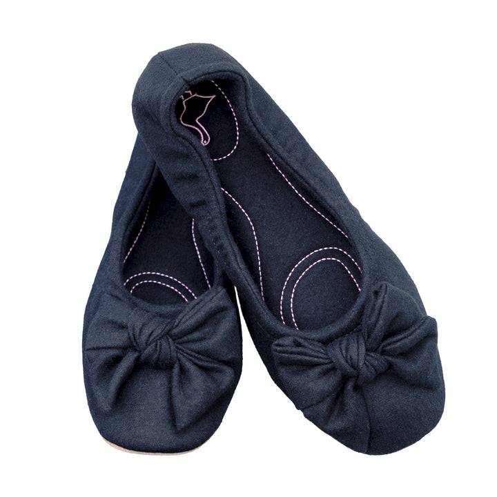 Pampuschen Daisy wool schwarz Neueste Mode