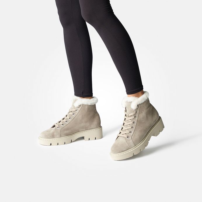 Paul Green Schnürbootie mit Wechselfußbett und Warmfutter 8107-014 Auslauf