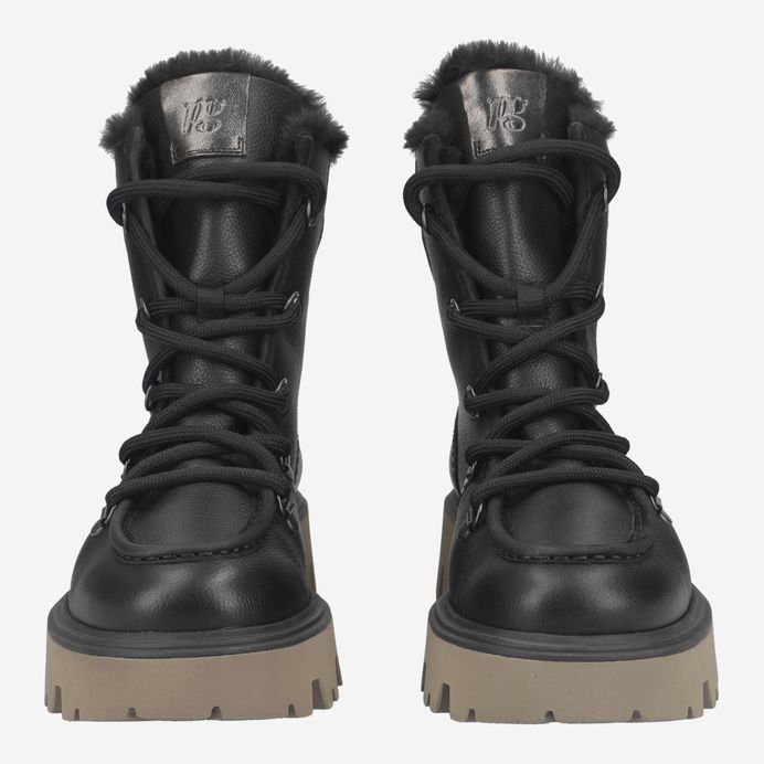 Paul Green Schnürbootie mit Warmfutter 8061-004 Fabrikverkauf