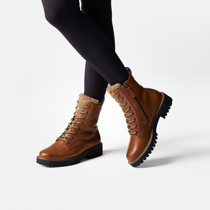 Paul Green Schnürbootie mit Warmfutter 8175-006 Letzter Tag