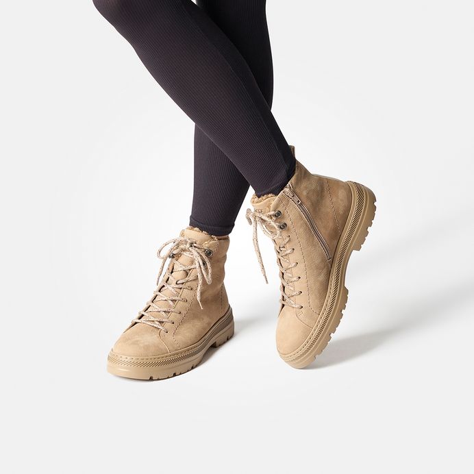 Paul Green SUPER SOFT Schnürstiefelette mit Warmfutter 5287-004 Großer Ausverkauf