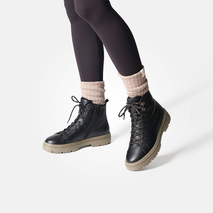 Paul Green SUPER SOFT Schnürstiefelette mit Warmfutter 5287-014 Jubiläumsangebot