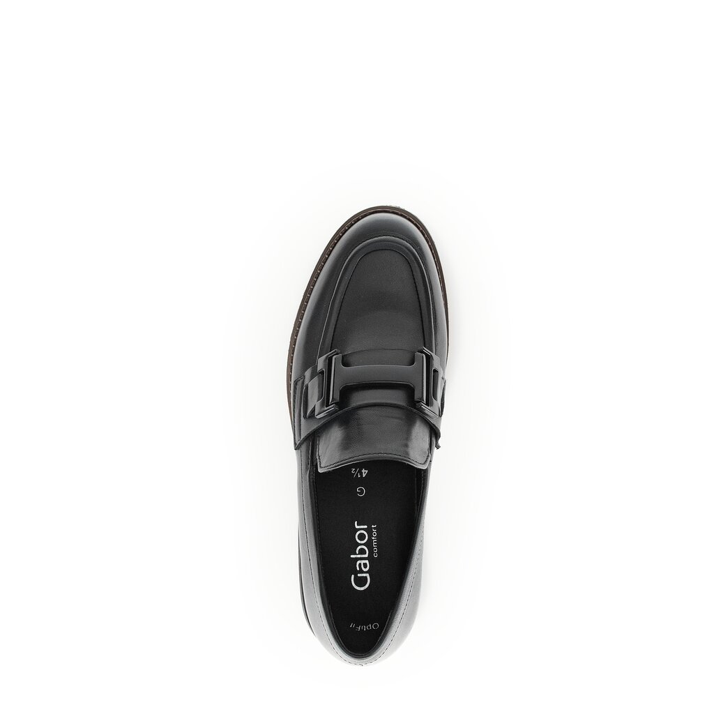 Pius Gabor Loafer schwarz Kostenlose Rückgabe