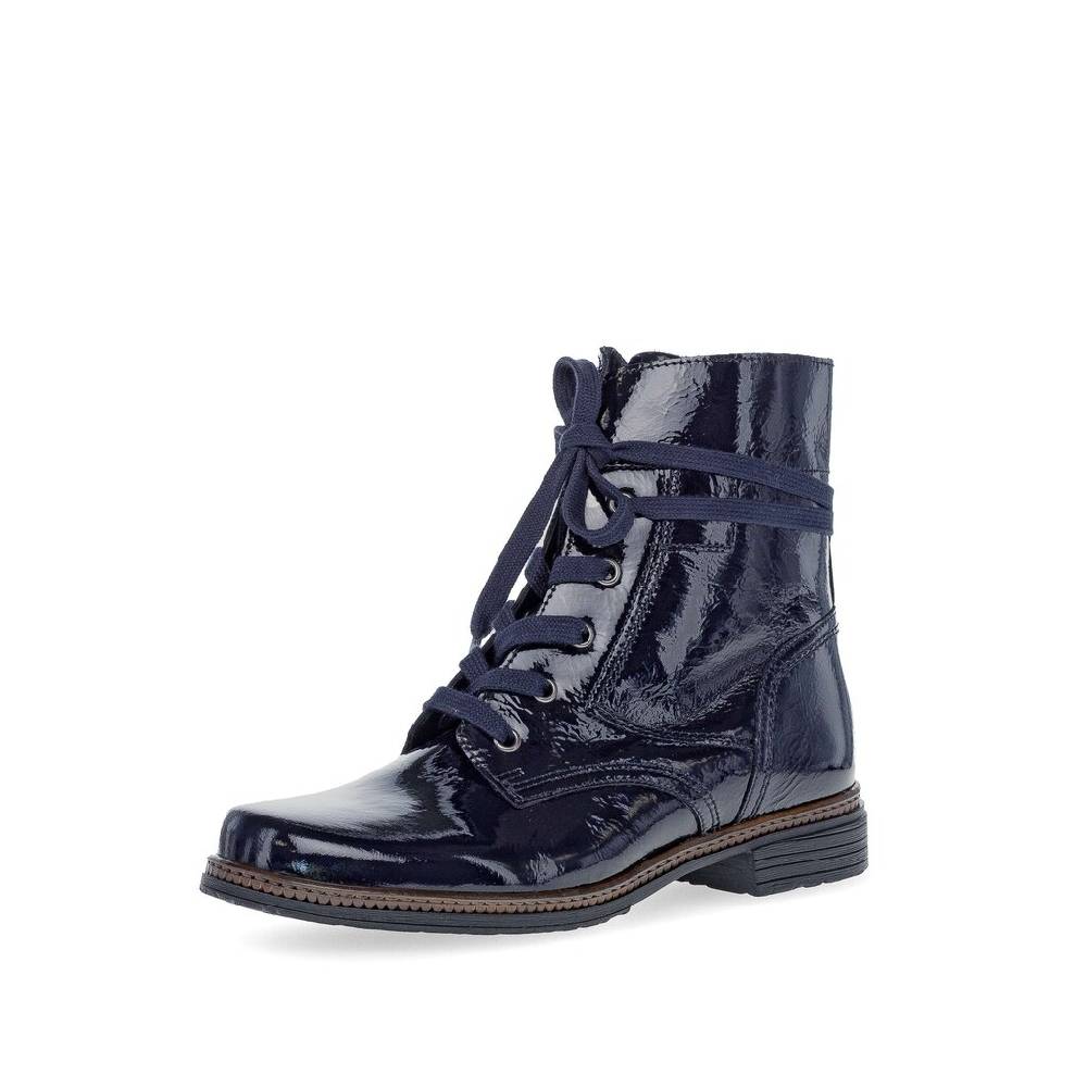 Pius Gabor Schnürstiefelette blau Kostenloser Versand international