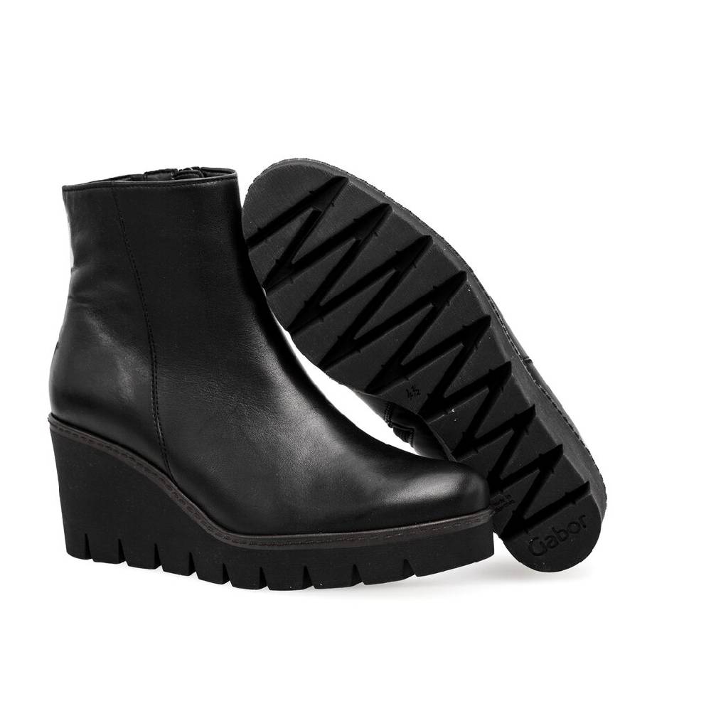 Pius Gabor Plateau Stiefelette schwarz Exklusive Angebote