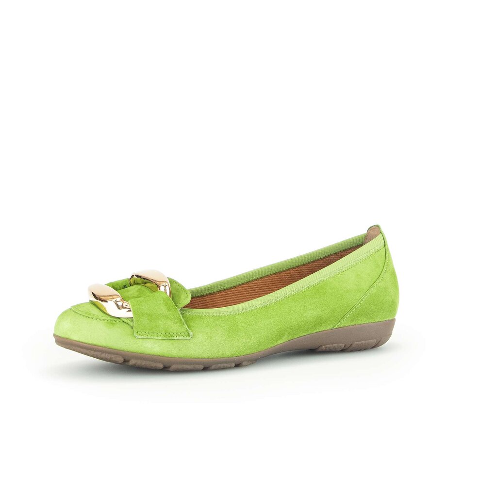 Pius Gabor Sportliche Ballerina grün Sonderangebot der Fabrik