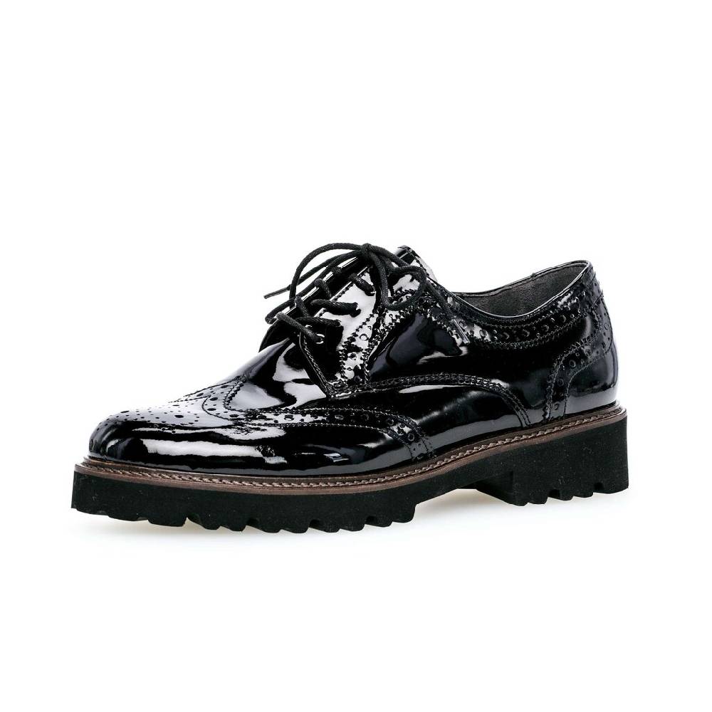 Pius Gabor Schnürschuh schwarz Discount Store für neue Produkte