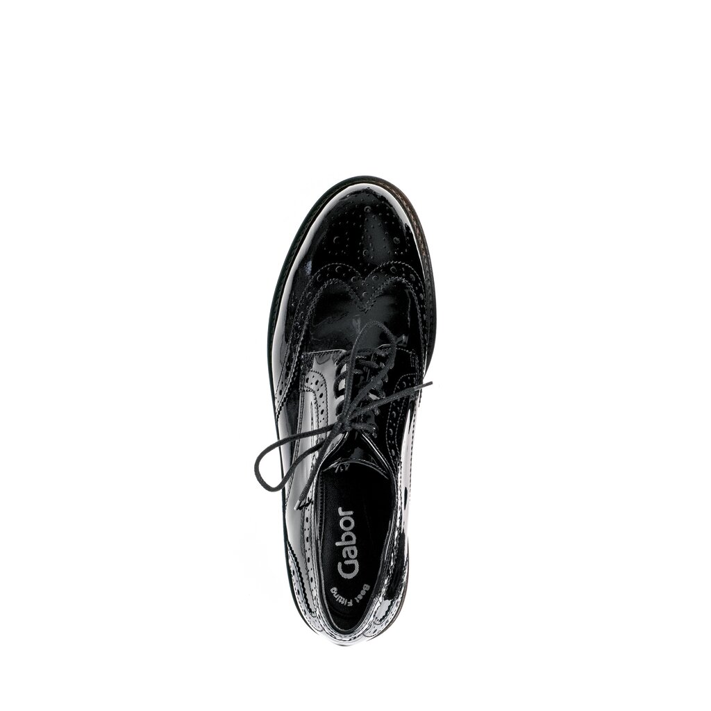 Pius Gabor Schnürschuh schwarz Discount Store für neue Produkte