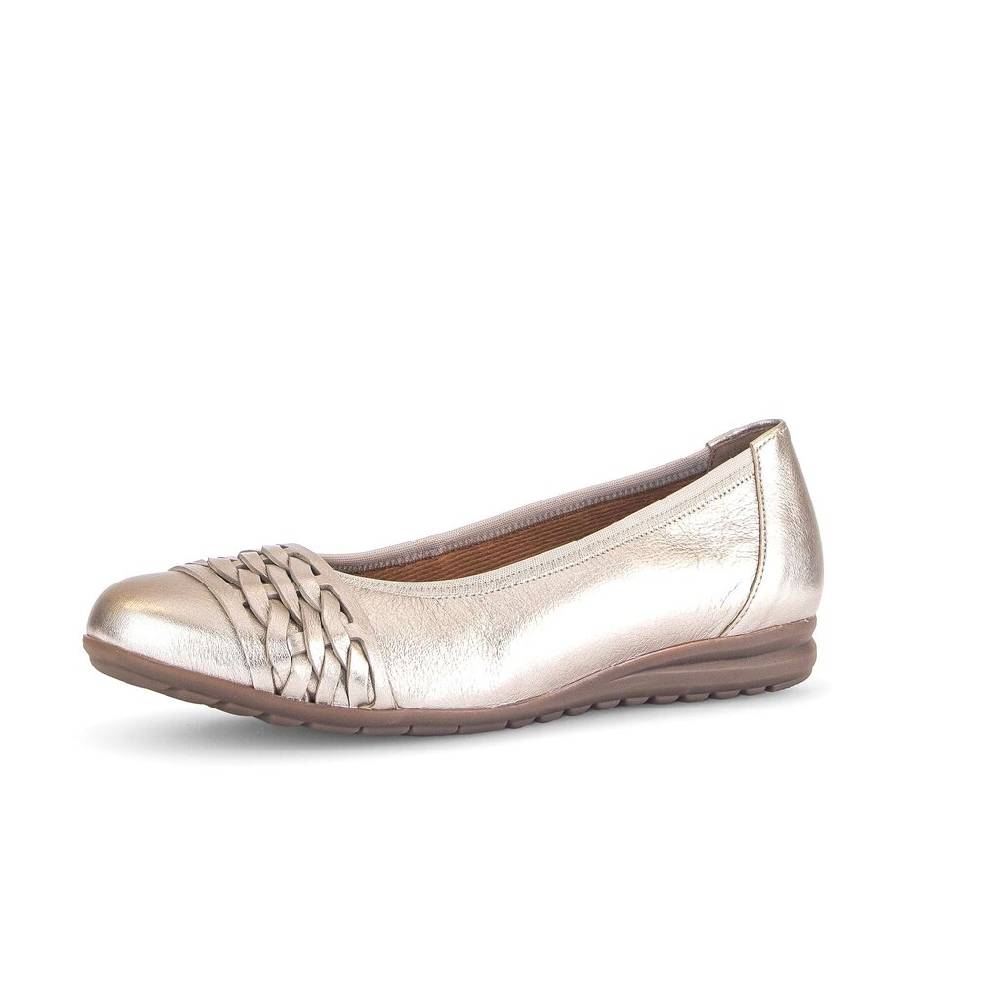 Pius Gabor Sportliche Ballerina gold Online Shopping