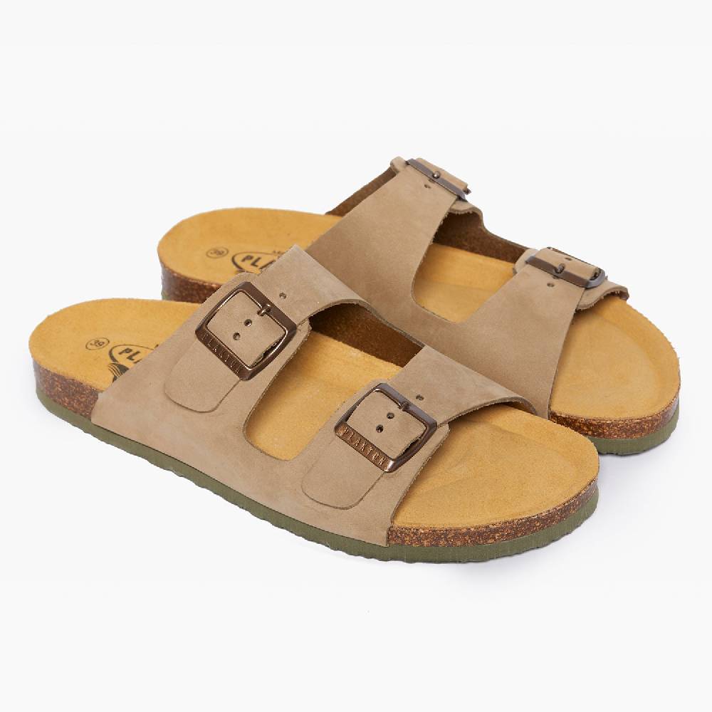 Plakton Formentera Beige-Khaki Nobuck Vatertagsangebot