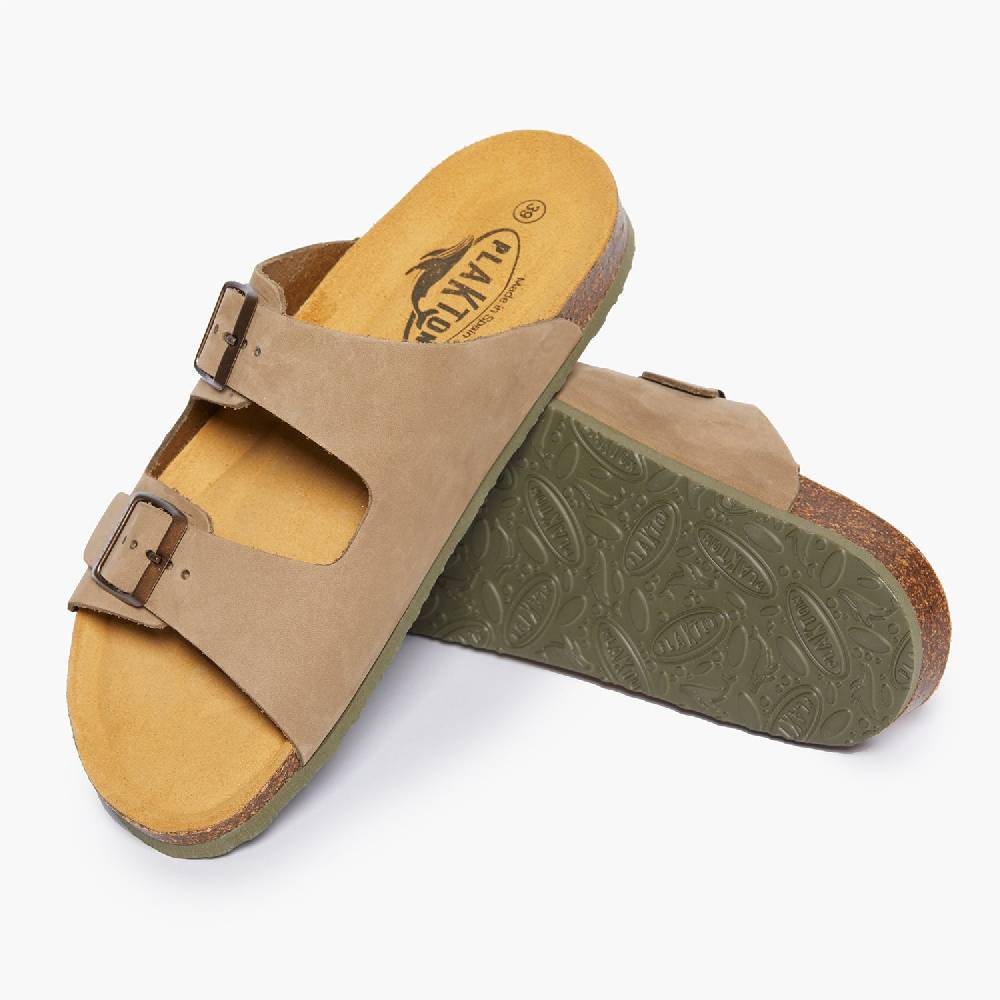 Plakton Formentera Beige-Khaki Nobuck Vatertagsangebot