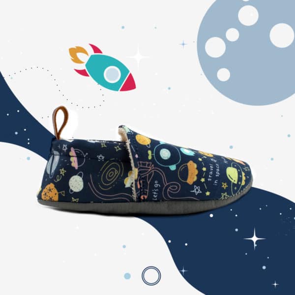 Pololo Barfuß Hausschuh Universum im Angebot