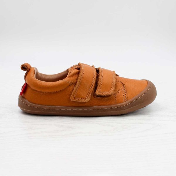 Pololo Barfuss Sneaker Leder hellbraun Fabrikverkauf