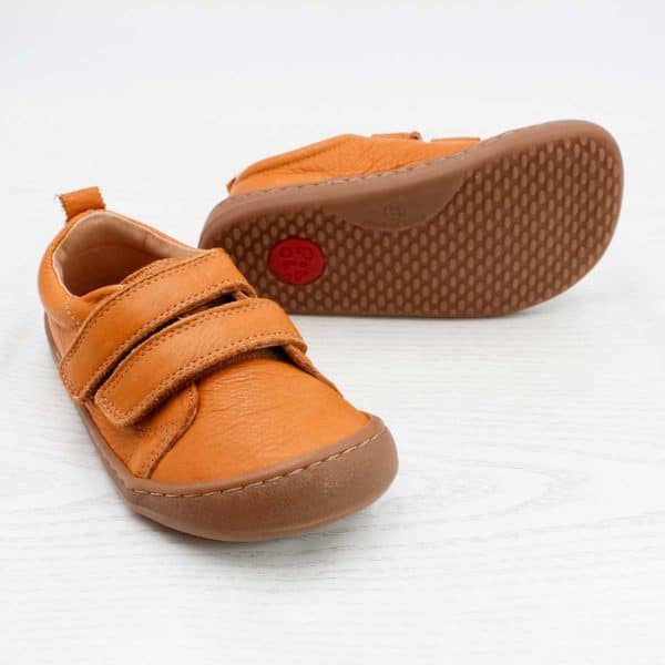 Pololo Barfuss Sneaker Leder hellbraun Fabrikverkauf