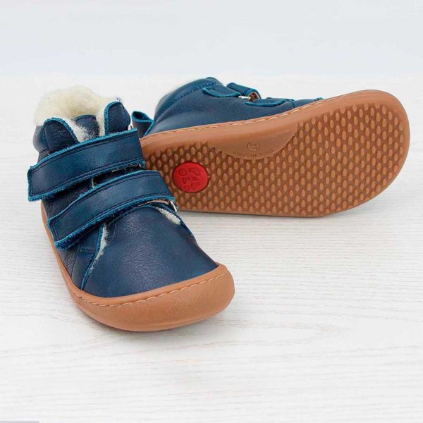 Pololo Barfuß Winterstiefel Blau Limitierter Zeitrabatt