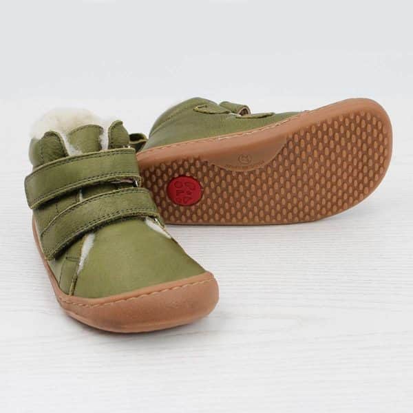 Pololo Barfuß Winterstiefel Grün Fabrik Onlineshop