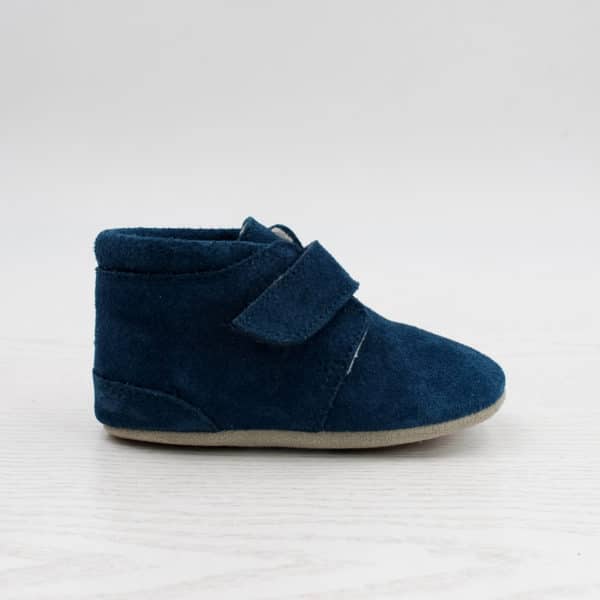 Pololo Für die ersten Schritte – “Porto” der Barfuß Kleinkindschuh blau als Kletter Online Shopping