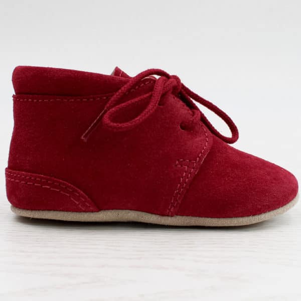 Pololo Für die ersten Schritte – “Porto” der Barfuß Kleinkindschuh rot Exklusivangebot