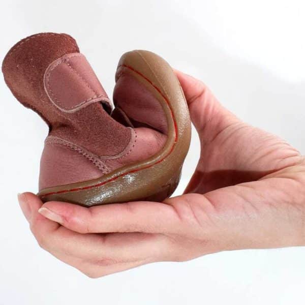 Pololo Barfußschuh Chelsea Leder Lila Osterangebot