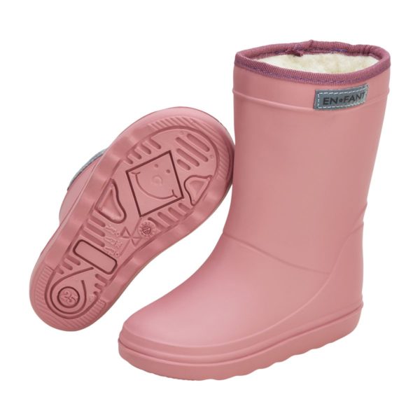 Pololo Gummistiefel EnFant gefüttert Rosé 20-30 Letzte 3 Tage