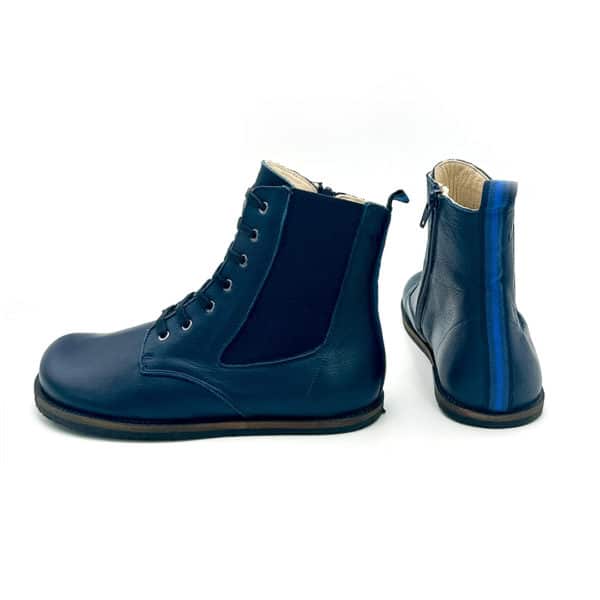 Pololo Barfußschuh Damenstiefellette „MN Aspen“ von Martin Natur – Blau Riesige Rabatte
