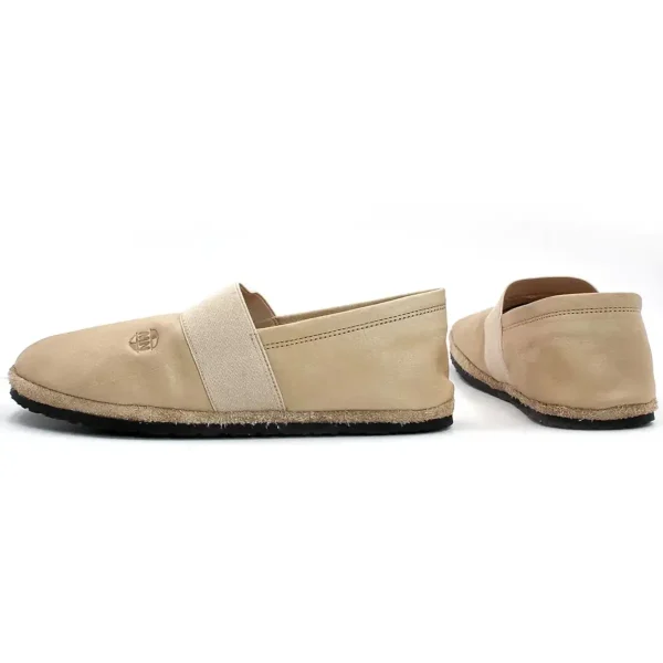 Pololo Barfußschuh für große Kinder und Erwachsene “MN-Apache” beige Kostenloser Versand international