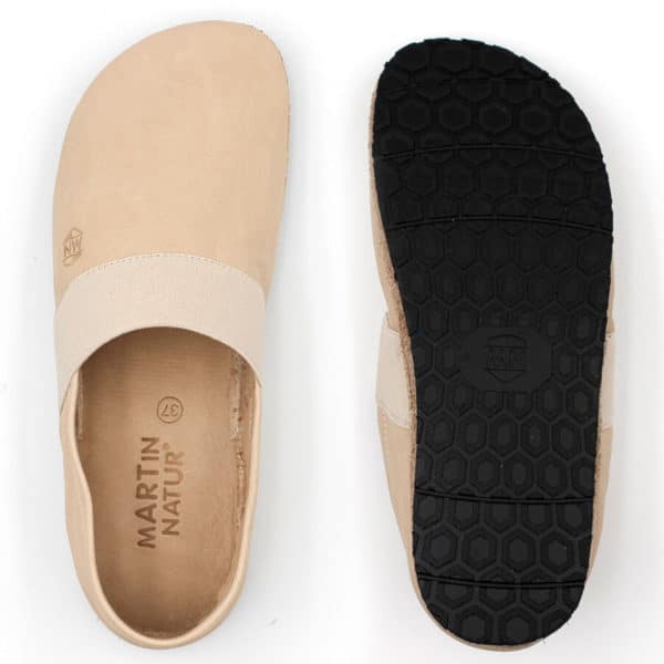 Pololo Barfußschuh für große Kinder und Erwachsene “MN-Apache” beige Kostenloser Versand international