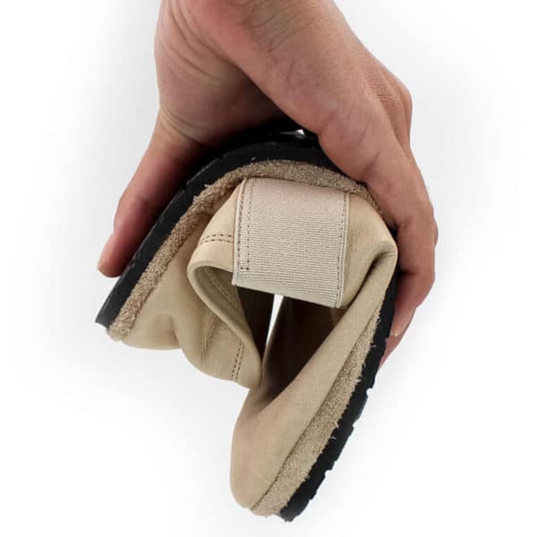 Pololo Barfußschuh für große Kinder und Erwachsene “MN-Apache” beige Kostenloser Versand international