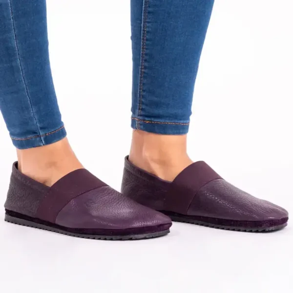 Pololo Barfußschuh für große Kinder und Erwachsene “MN-Apache” lila Speichern exportieren