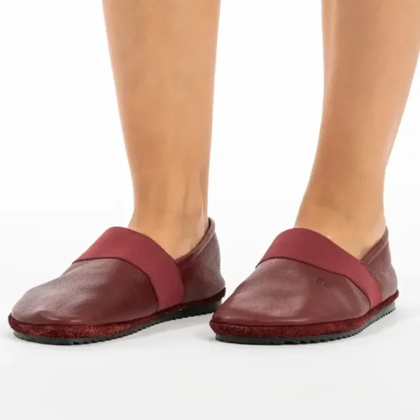 Pololo Barfußschuh für große Kinder und Erwachsene “MN-Apache” weinrot 50% Rabatt für begrenzte Zeit