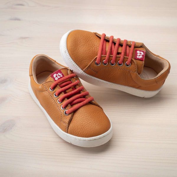Pololo Leder-Sneaker Hellbraun Online Shopping