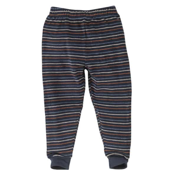 Pololo People Wear Organic Frottée- Pyjama, bunt geringelt, aus 100% Baumwolle (Bio) Jubiläumsangebot