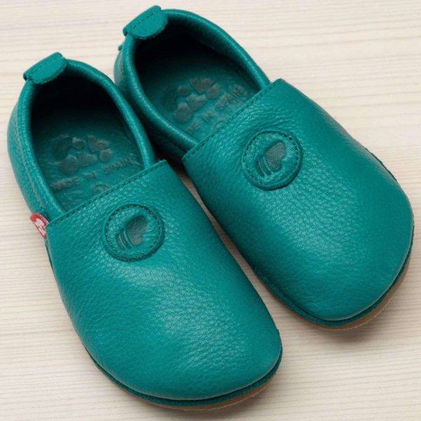Pololo Barfußschuh Uni Leder Türkis Angebote