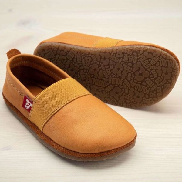 Pololo Outdoor Barfußschuh “Elastico” Hellbraun mit Gummisohle – Restgrößen Meist gekauft