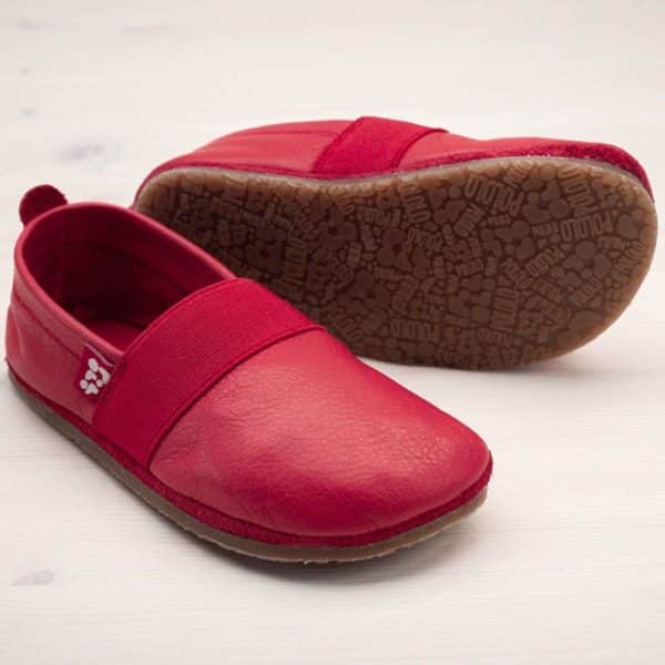 Pololo Outdoor Barfußschuh “Elastico” Rot mit Gummisohle Blitzverkäufe