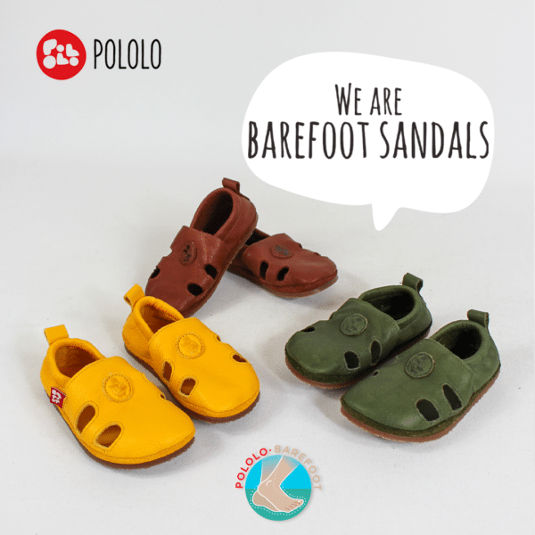Pololo Barfuß Sandale “Sommer” Grün Versandkostenfrei