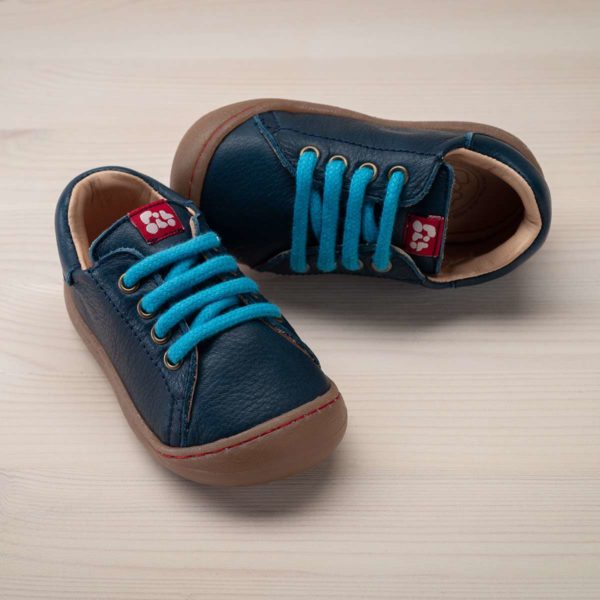 Pololo Sneaker Mini Leder Blau Begrenzte Freigabe