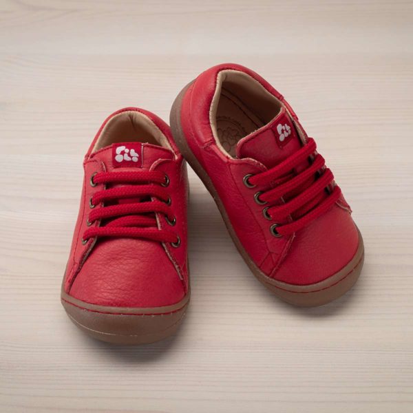 Pololo Sneaker Mini Leder Rot JETZT KAUFEN